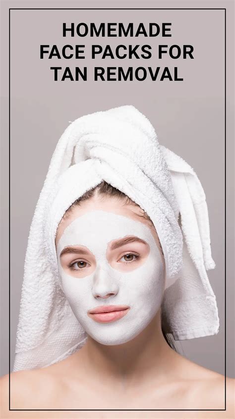 homemade tanning face pack